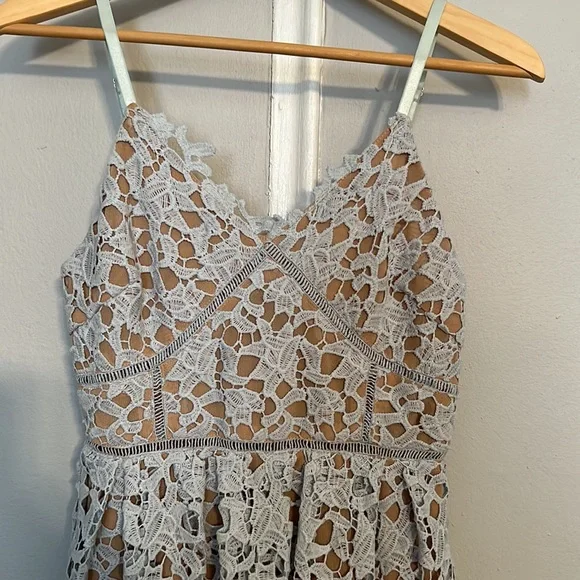 Light blue midi dress - Picture 3 of 7